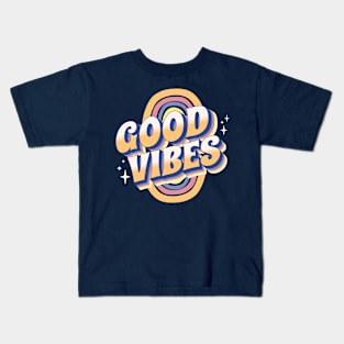 Good Vibes Retro Kids T-Shirt